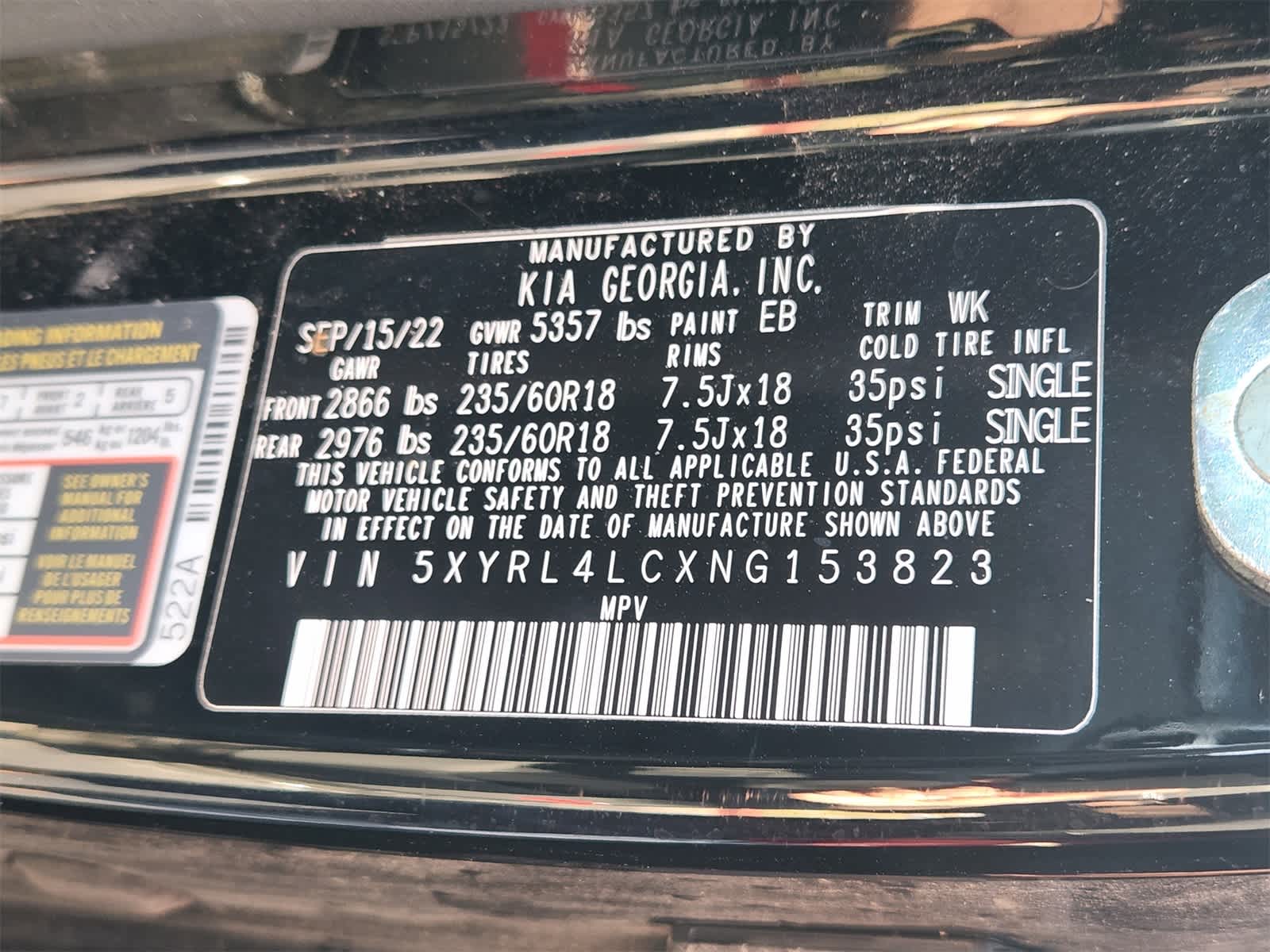 Thumbnail: 2022 Kia Sorento - 30