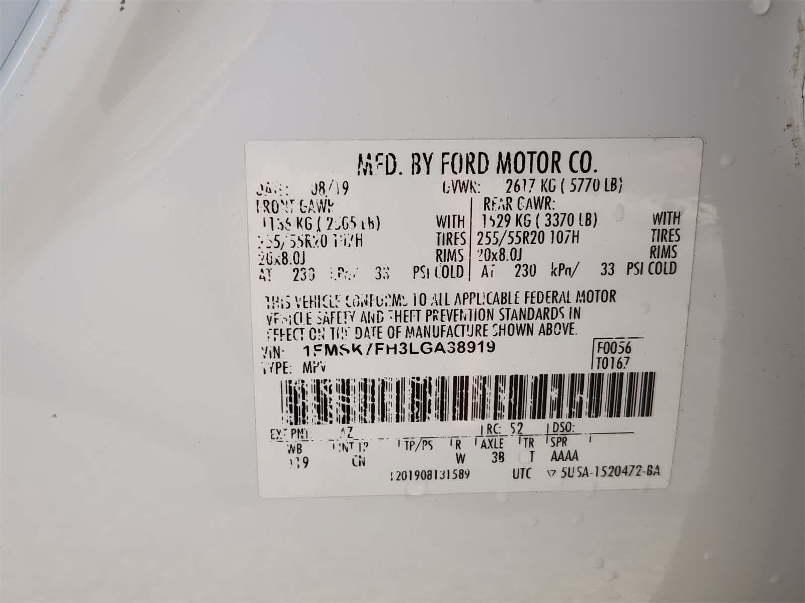 Thumbnail: 2020 Ford Explorer - 32