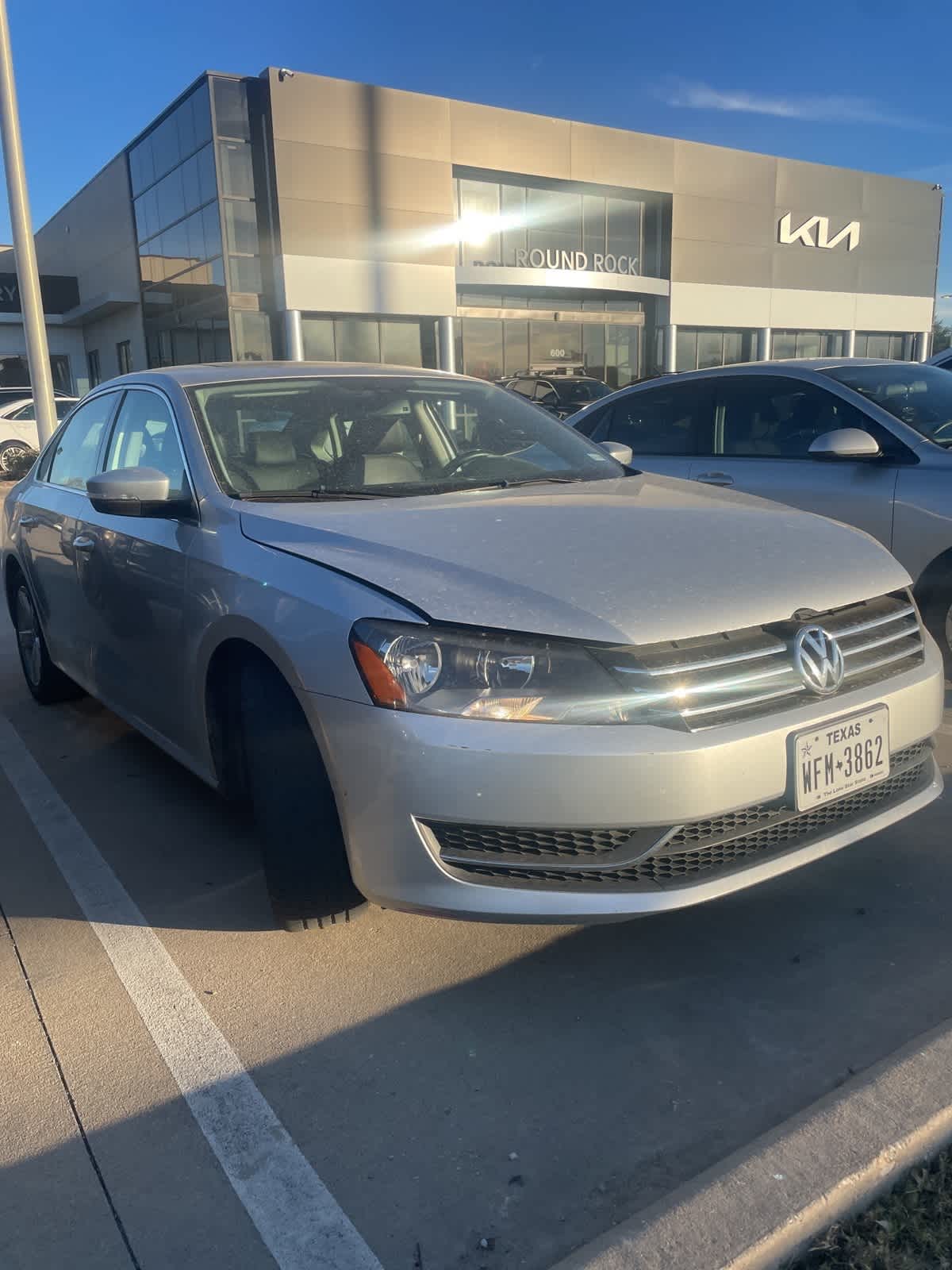 Used 2012 Volkswagen Passat SE with VIN 1VWBP7A37CC080449 for sale in Round Rock, TX