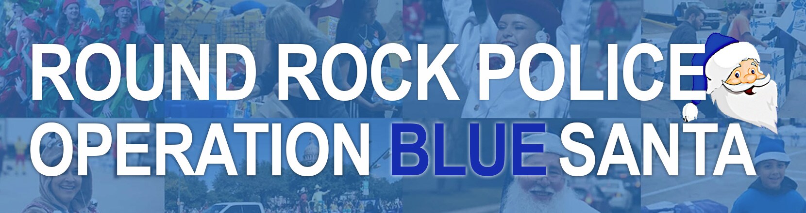 Round Rock Police Operation Blue Santa Banner