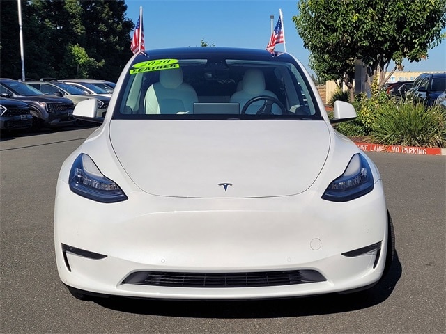 Used 2020 Tesla Model Y Long Range with VIN 5YJYGDEE9LF018738 for sale in Stockton, CA