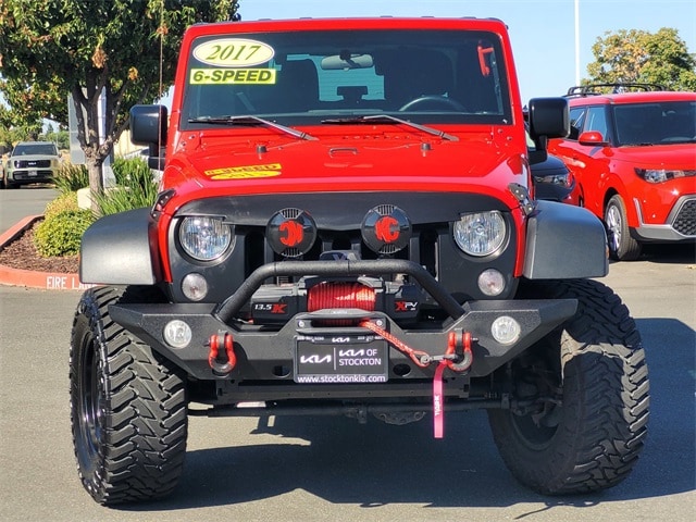 Used 2017 Jeep Wrangler Sport S with VIN 1C4AJWAG3HL537990 for sale in Stockton, CA