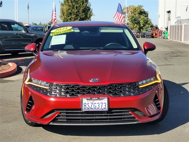 Used 2021 Kia K5 LXS with VIN 5XXG14J20MG027027 for sale in Stockton, CA