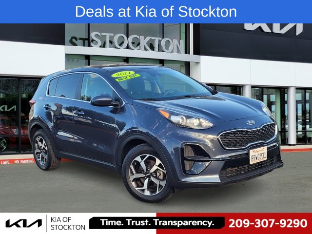 Used 2021 Kia Sportage LX with VIN KNDPM3AC0M7856117 for sale in Stockton, CA