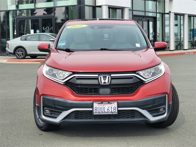 Used 2021 Honda CR-V EX-L with VIN 2HKRW1H81MH400714 for sale in Stockton, CA