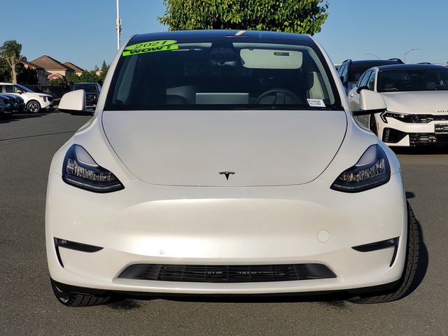 Used 2021 Tesla Model Y Long Range with VIN 5YJYGDEE5MF258998 for sale in Stockton, CA