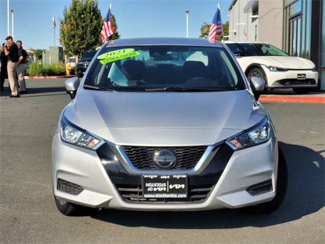 Used 2021 Nissan Versa Sedan SV with VIN 3N1CN8EV7ML885827 for sale in Stockton, CA