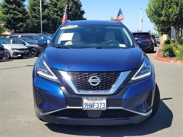 Used 2020 Nissan Murano SV with VIN 5N1AZ2BJ5LN169719 for sale in Stockton, CA