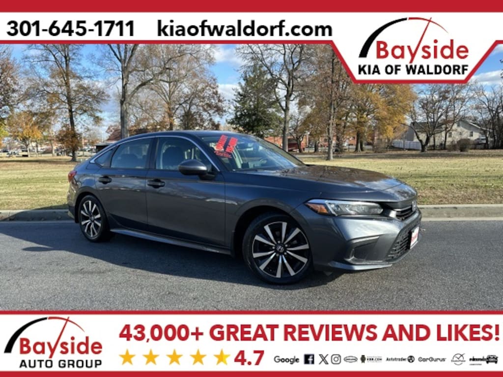 Used 2022 Honda Civic EX Sedan