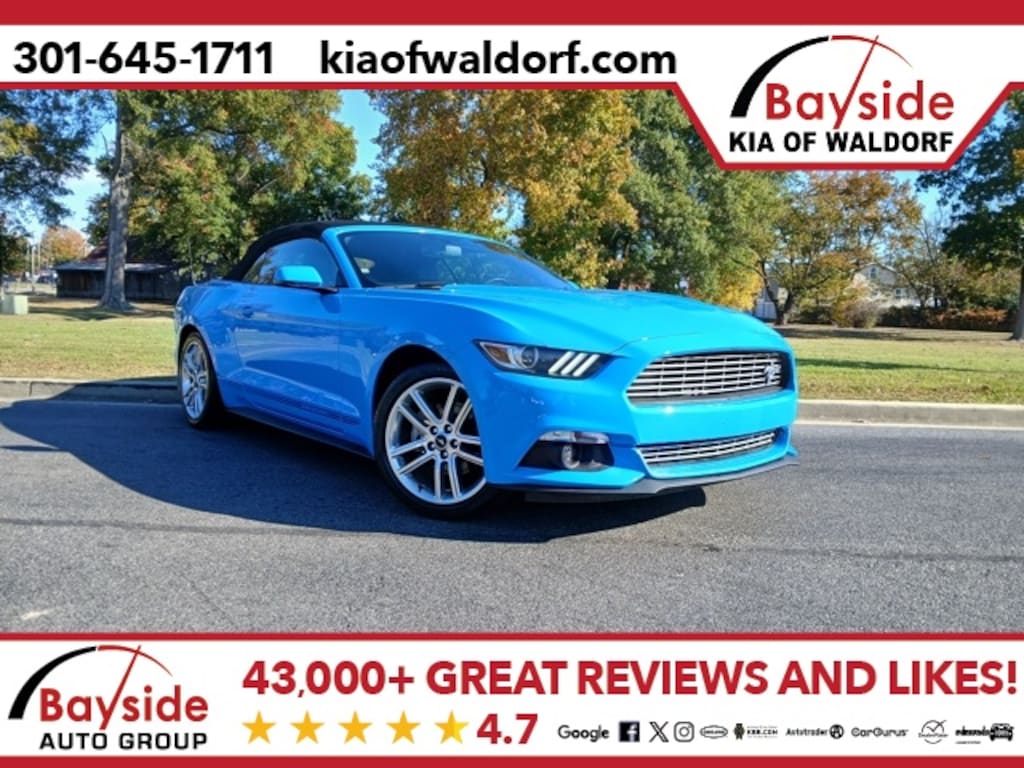 Used 2017 Ford Mustang EcoBoost Premium Convertible