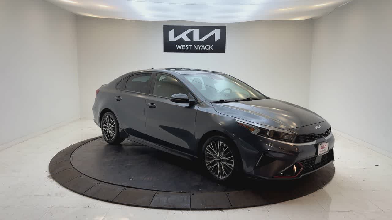 Certified 2022 Kia FORTE GT-Line with VIN 3KPF54AD8NE435190 for sale in West Nyack, NY