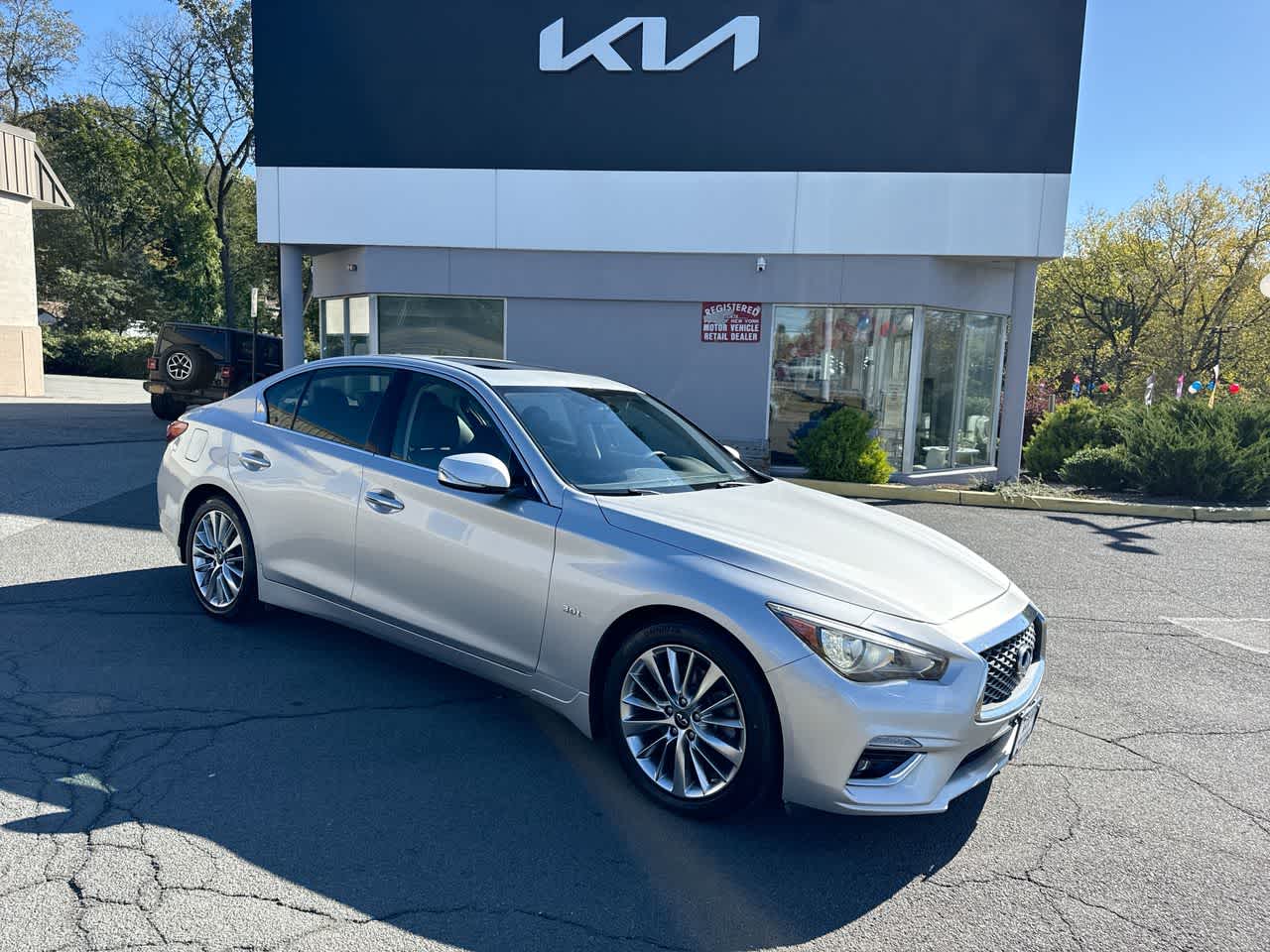 Used 2018 INFINITI Q50 LUXE with VIN JN1EV7AR8JM434936 for sale in West Nyack, NY