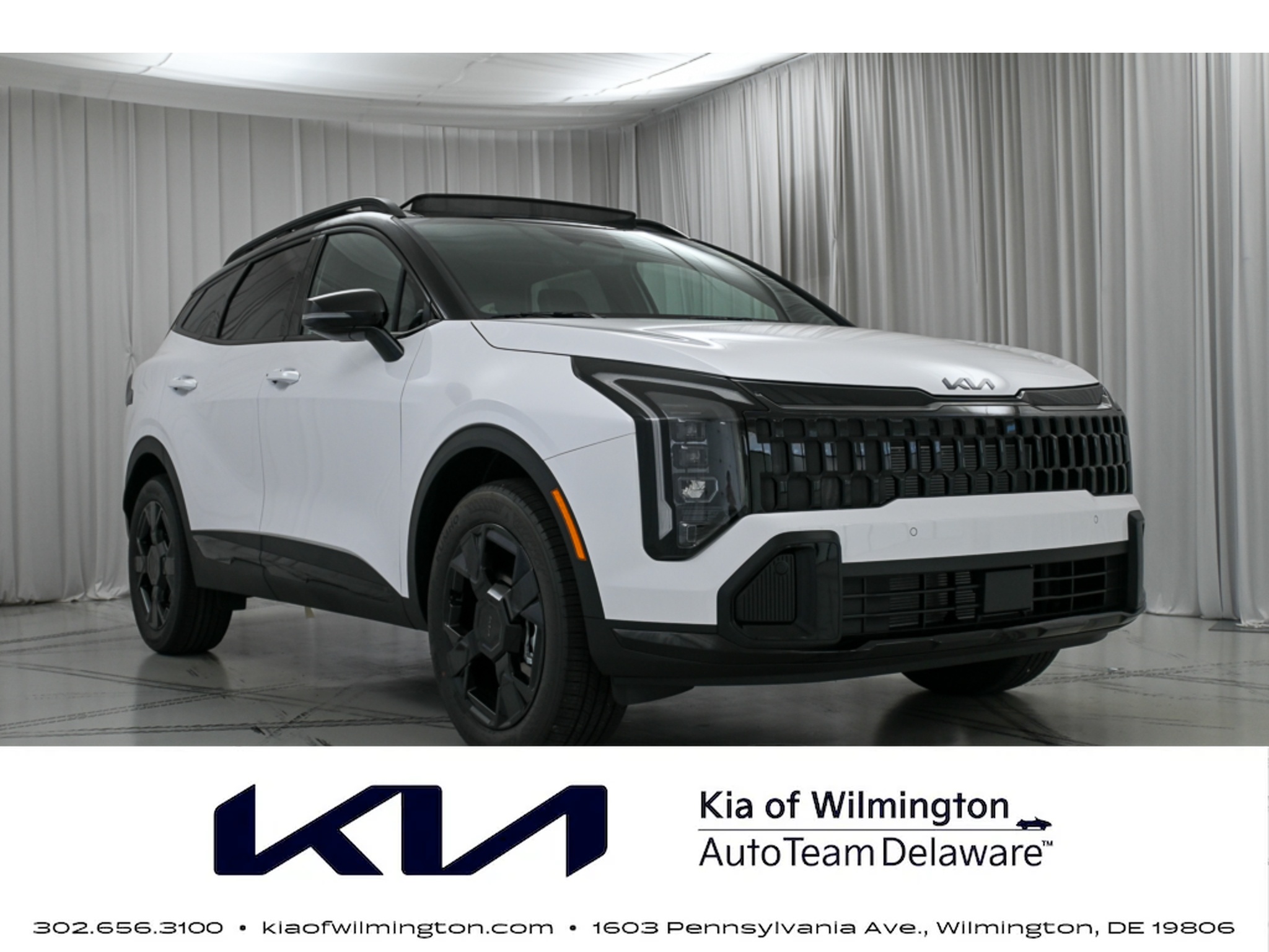New 2027 Kia Sportage X-Line AWD With Black Roof SUV for Lease in Wilmington, DE, at Kia of Wilmington