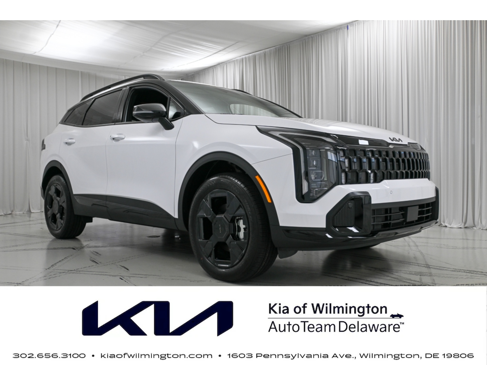 New 2027 Kia Sportage X-Line AWD With Black Roof SUV for Lease in Wilmington, DE, at Kia of Wilmington