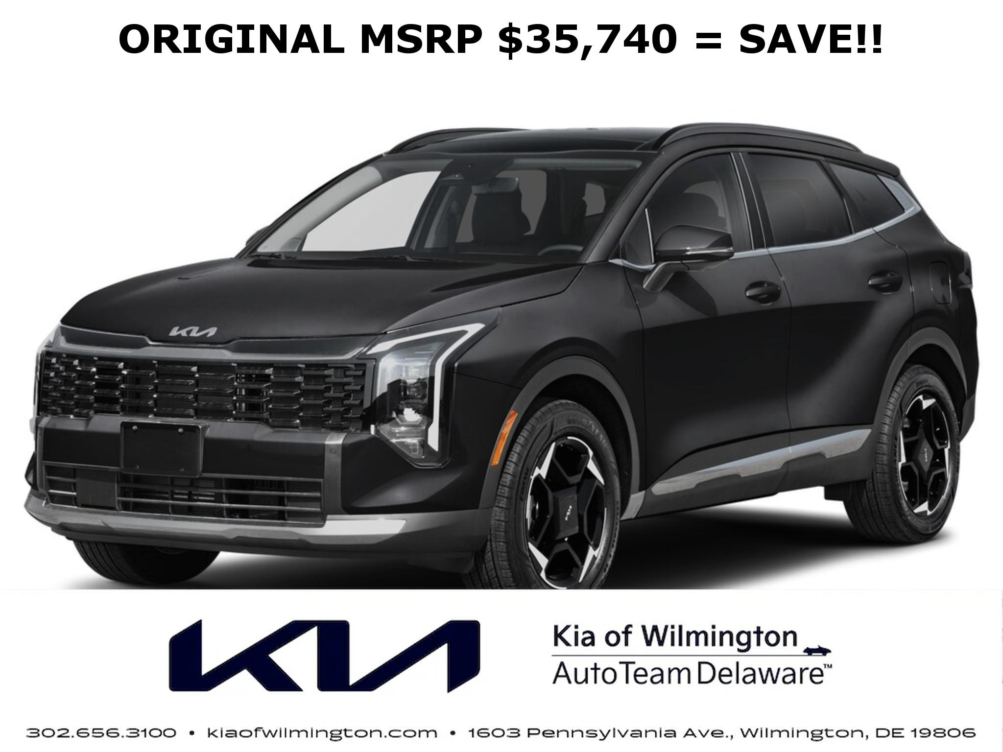 New 2027 Kia Sportage Hybrid EX AWD SUV for Lease in Wilmington, DE, at Kia of Wilmington