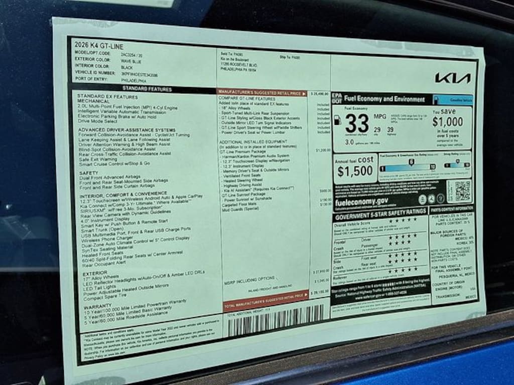 New 2026 Kia
