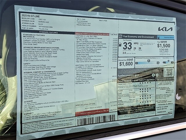 2025 Kia K4 GT-Line photo 4