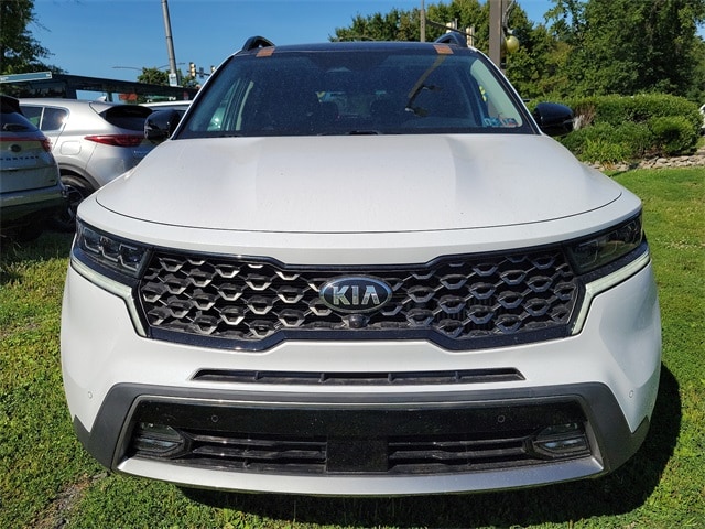 Used 2021 Kia Sorento X-Line with VIN 5XYRKDLF6MG014591 for sale in Philadelphia, PA