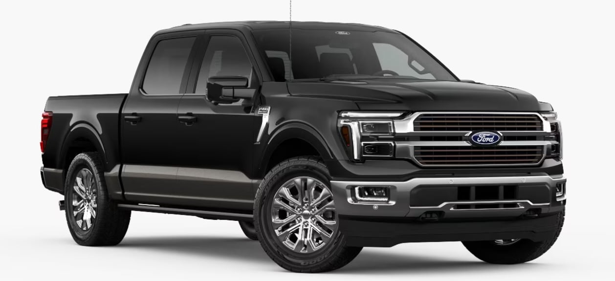 What Makes the 2026 Ford F-150® Platinum® Near Longview, TX Stand Out? Answer: The 2026 Ford F-150® Platinum® blends advanced power, modern luxury, and rugged functionality. Starting at $68,800, this premium truck offers everything from multicontour heated and ventilated leather seats to a B&O® Unleashed Sound System by Bang & Olufsen® with 14 speakers, creating an unmatched driving experience. Visit All Star Ford Kilgore — your trusted Ford dealer serving Longview, Henderson, and Kilgore, TX — to explore Platinum-level comfort and performance firsthand. Table of Contents Premium Design & Exterior Features Interior Luxury & Technology Performance, Power & Capability Safety, Security & Confidence FAQs About the 2026 Ford F-150® Platinum® Near Longview, TX Test Drive or Request Pricing at All Star Ford Kilgore Premium Design & Exterior Features The 2026 Ford F-150® Platinum® near Longview TX radiates sophistication from every angle. Exterior Highlights: Body-color bumpers and gloss black surround grille with premium accents LED projector headlamps with dynamic bending and LED taillamps Cast aluminum running boards and available power-deployable running boards Pro Power Onboard™ options: 400W standard or upgrade to 2.0kW–7.2kW Twin-Panel Moonroof (optional on SuperCrew® models) 20" Gloss Black Wheels standard, with optional 22" Premium Painted Wheels Available add-ons include FX4 Off-Road Package, Platinum Satin Appearance Package, and practical accessories such as bed liners, hard/soft tonneau covers, and truck bed organizers — all available at All Star Ford Kilgore. Interior Luxury & Technology Inside the 2026 Ford F-150® Platinum®, craftsmanship meets innovation. Every detail is designed to create a first-class driving environment. Comfort & Convenience: Dual-Zone Electronic Automatic Temperature Control 12" Digital Productivity Screen and SYNC® 4 with Enhanced Voice Recognition Wireless Charging Pad and 12" Touchscreen Display Multicontour seats with Active Motion® — both heated and ventilated B&O® Sound System by Bang & Olufsen® standard Power Tilt/Telescoping Steering Wheel with Memory Optional Heads-Up Display and Genuine Wood Trim Accents Packages that Elevate Work and Leisure: Mobile Office Package Bed Utility Package Ford Co-Pilot360™ Assist 2.0 BlueCruise Hands-Free Driving (1-Year + 90-Day Plan) Whether you’re towing, hauling, or just cruising through Longview or Henderson, the F-150® Platinum® interior transforms every trip into a refined experience. Performance, Power & Capability Under the hood, the 2026 Ford F-150® Platinum® near Longview TX delivers power you can trust — with capability to conquer tough jobs or long Texas highways. Engine Options: Standard: 3.5L EcoBoost® V6 with Auto Start-Stop Technology Optional: 3.5L PowerBoost™ Full Hybrid V6 for added torque and efficiency Transmission: 10-Speed Automatic with SelectShift® and Progressive Range Select Drive & Handling: 4x2 Standard / 4x4 Optional Electronic-Shift-On-The-Fly (ESOF) with Neutral Towing Capability Selectable Drive Modes: Normal, ECO, Sport, Tow/Haul, Slippery, Deep Snow/Sand, Mud/Rut Trailer Sway Control, Hill Start Assist, and Pro Trailer Backup Assist™ Monotube Rear Shocks and Electronic-Locking Rear Differential (Optional) From city streets in Kilgore to rural job sites near Henderson, the 2026 Ford F-150® Platinum® balances strength and intelligence. Safety, Security & Confidence Ford engineered the 2026 Ford F-150® Platinum® with cutting-edge safety and driver-assist features for complete peace of mind. Standard Safety Systems: AdvanceTrac™ with Roll Stability Control™ (RSC®) Pre-Collision Assist with Automatic Emergency Braking BLIS® with Cross-Traffic Alert and Trailer Tow Coverage Rear View Camera, Lane-Keeping System, and Post-Collision Braking Airbags throughout the cabin, including Safety Canopy® Side Curtains SOS Post-Crash Alert System™ Security Highlights: Remote Start System, Perimeter Anti-Theft Alarm, and SecuriLock® Passive Anti-Theft Optional Advanced Security Pack and In-Vehicle Safe by Console Vault® Safety, technology, and strength come standard when you shop All Star Ford Kilgore, proudly serving Longview and Henderson, TX. FAQs About the 2026 Ford F-150® Platinum® Near Longview, TX Q: What makes the Platinum trim different from other F-150® models? A: The 2026 Ford F-150® Platinum® stands out for its premium interior, multicontour seating, luxury finishes, and exclusive technology packages that redefine comfort and performance. Q: Can I get the Platinum with hybrid power? A: Yes — an optional 3.5L PowerBoost™ Full Hybrid V6 combines performance and efficiency, available now at All Star Ford Kilgore. Q: Is BlueCruise hands-free driving standard? A: The F-150® Platinum® comes BlueCruise-equipped with a 1-year + 90-day plan, allowing hands-free driving on thousands of miles of pre-mapped highways. Q: How can I test drive the 2026 Ford F-150® Platinum® near Longview TX? A: Schedule your test drive or request a quote online at All Star Ford Kilgore, serving Kilgore, Longview, and Henderson, Texas. Test Drive or Request Pricing at All Star Ford Kilgore If you’re searching for a 2026 Ford F-150® Platinum® near Longview TX, there’s no better place than All Star Ford Kilgore. Our team can walk you through financing options, trade-in values, and current Ford specials to help you drive home the perfect truck for your lifestyle. Call, click, or stop by today to experience the luxury, power, and innovation that define the 2026 Ford F-150® Platinum® — proudly serving drivers from Longview, Henderson, and Kilgore, Texas.