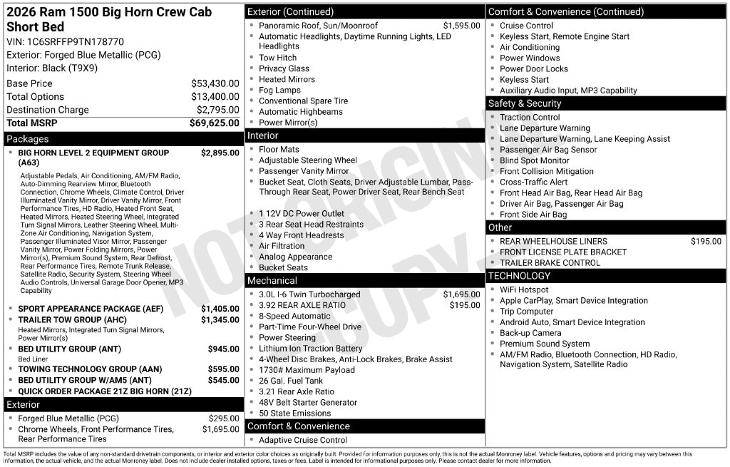 2026 RAM 1500 Big Horn/Lone Star - Photo 46