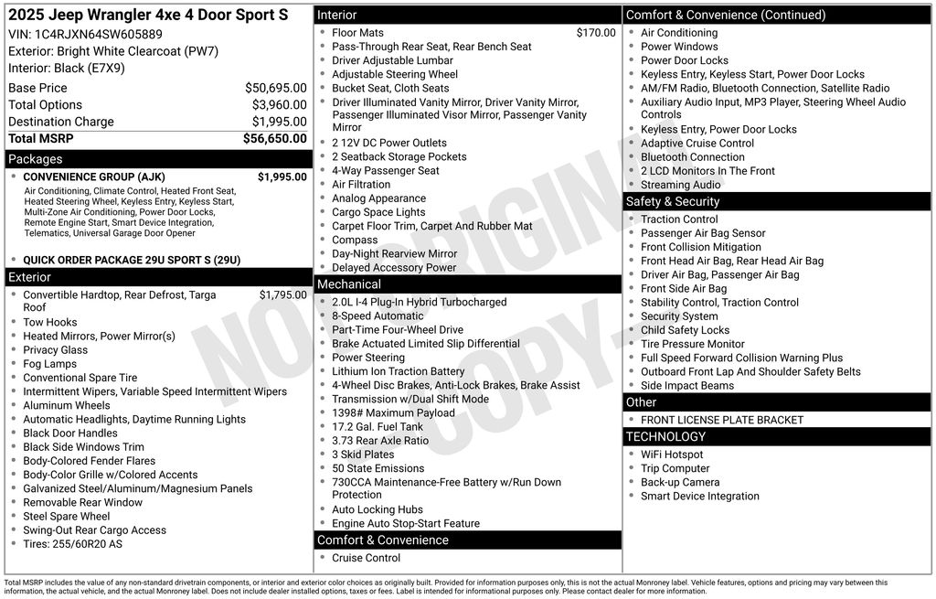 2025 Jeep Wrangler 4xe Sports S 4XE - Photo 4