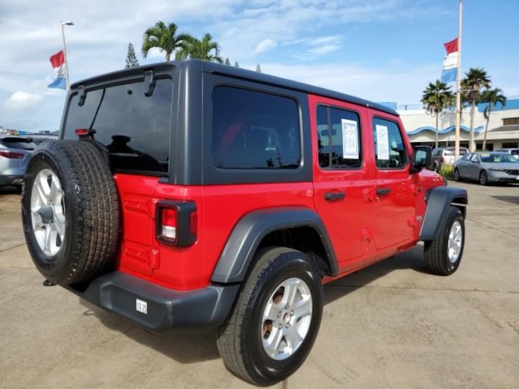 Used 2018 Jeep Wrangler Unlimited Sport 4x4 SUV