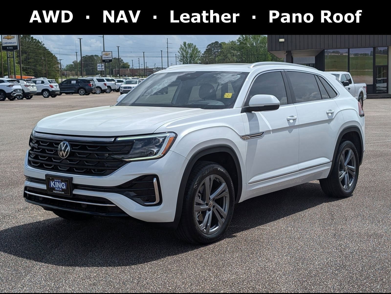 Used 2024 Volkswagen Atlas Cross Sport SEL R-LINE with VIN 1V2AE2CAXRC244416 for sale in Valley, AL