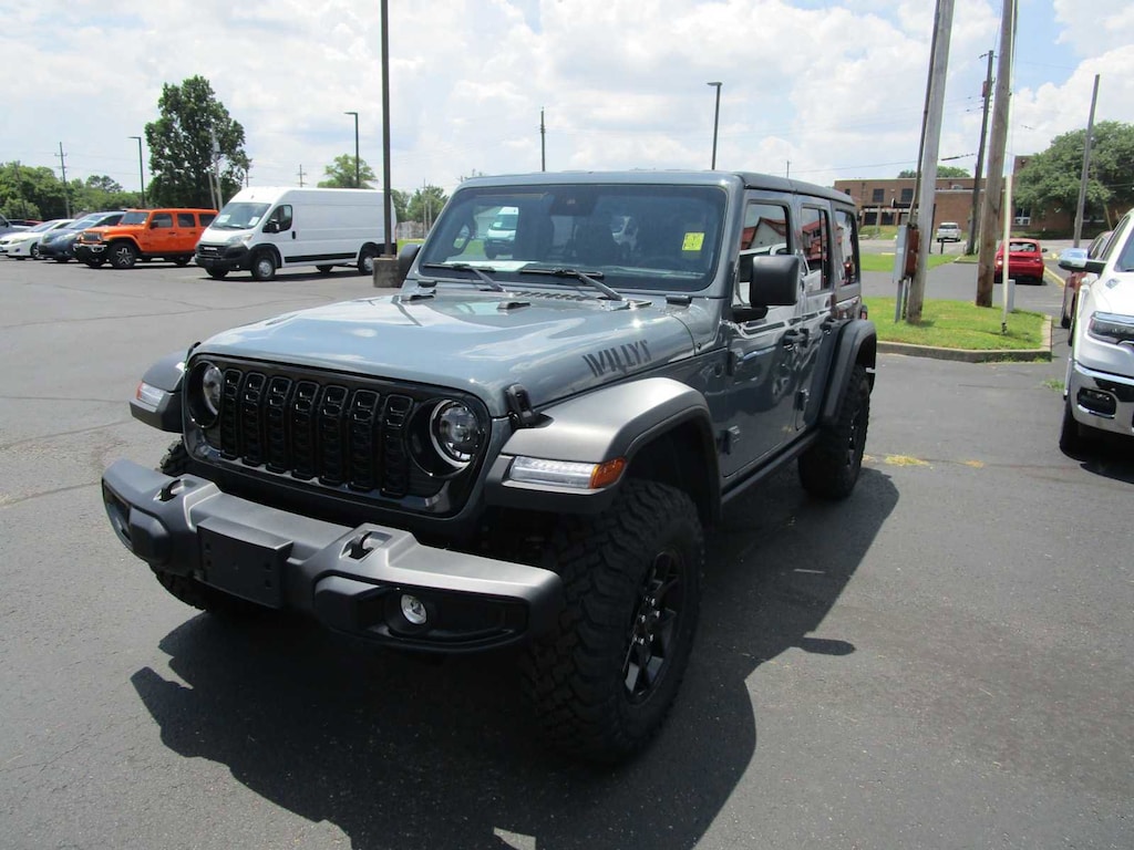 New 2025 Jeep Wrangler 4-DOOR WILLYS Sport Utility