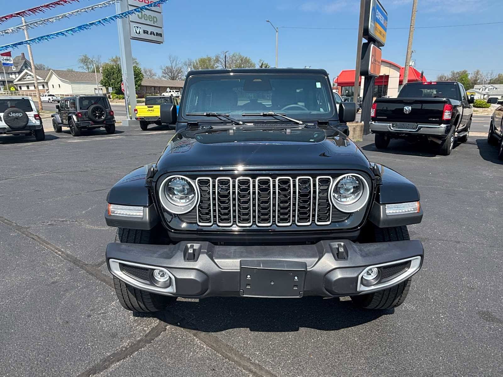 Used 2025 Jeep Wrangler 4xe Sahara 4XE with VIN 1C4RJXP66SW580264 for sale in Mount Vernon, IL