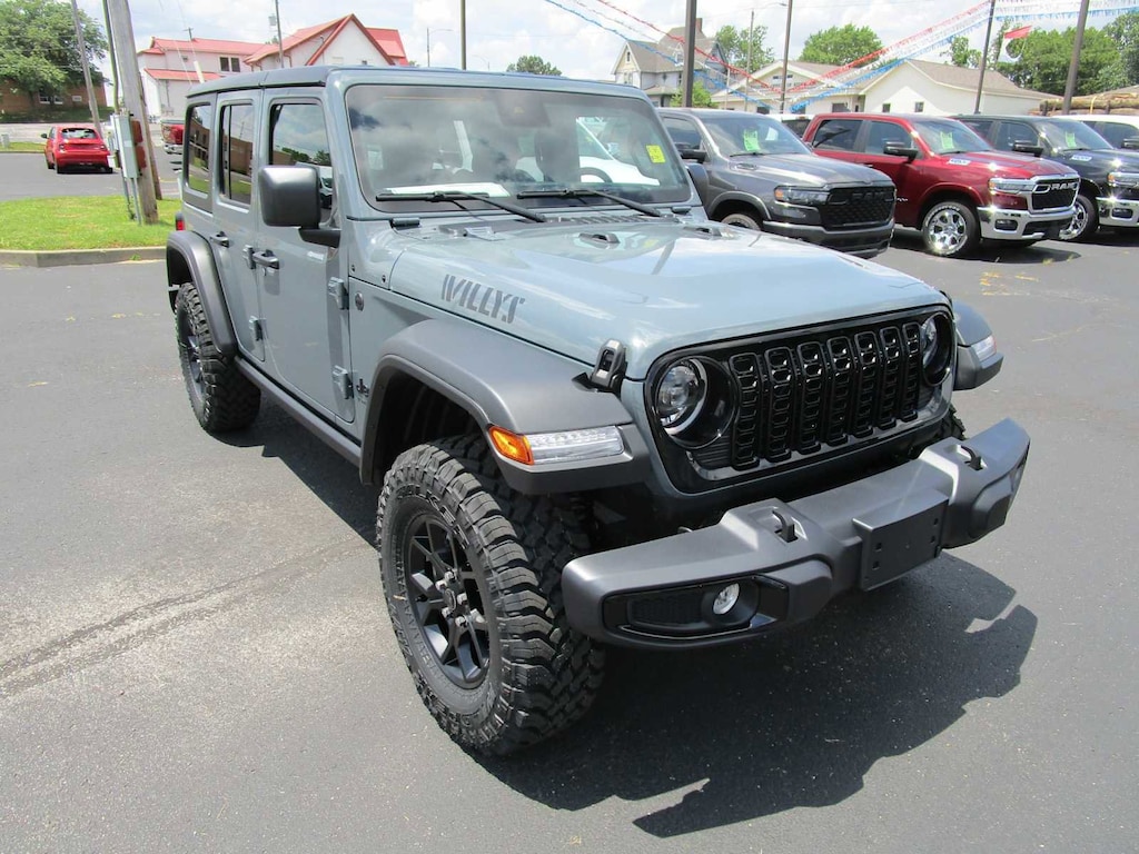 New 2025 Jeep Wrangler 4-DOOR WILLYS Sport Utility