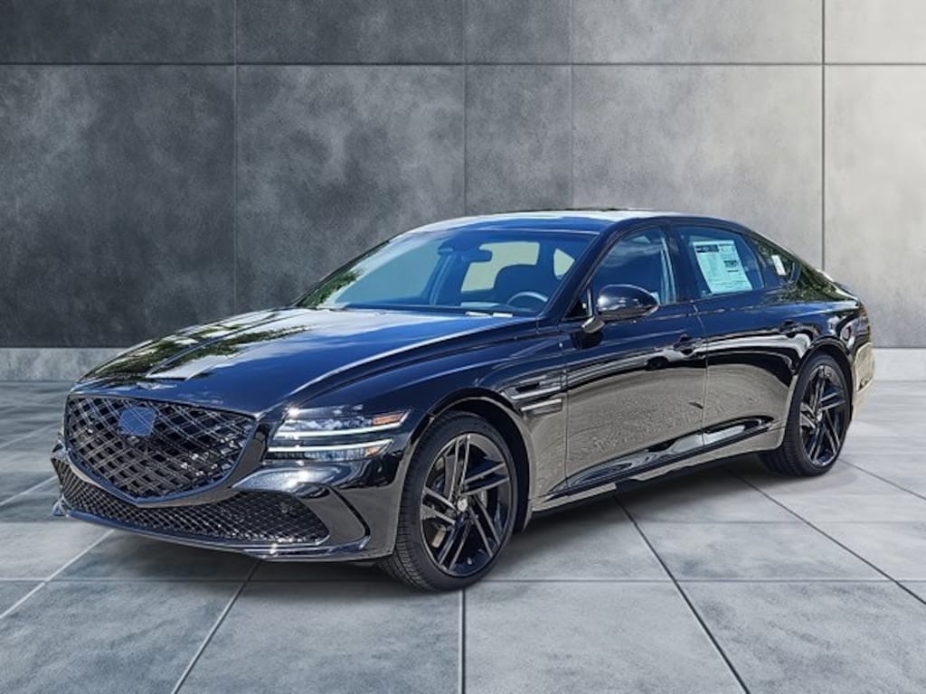New 2026 Genesis G80 3.5T Prestige Black Sedan