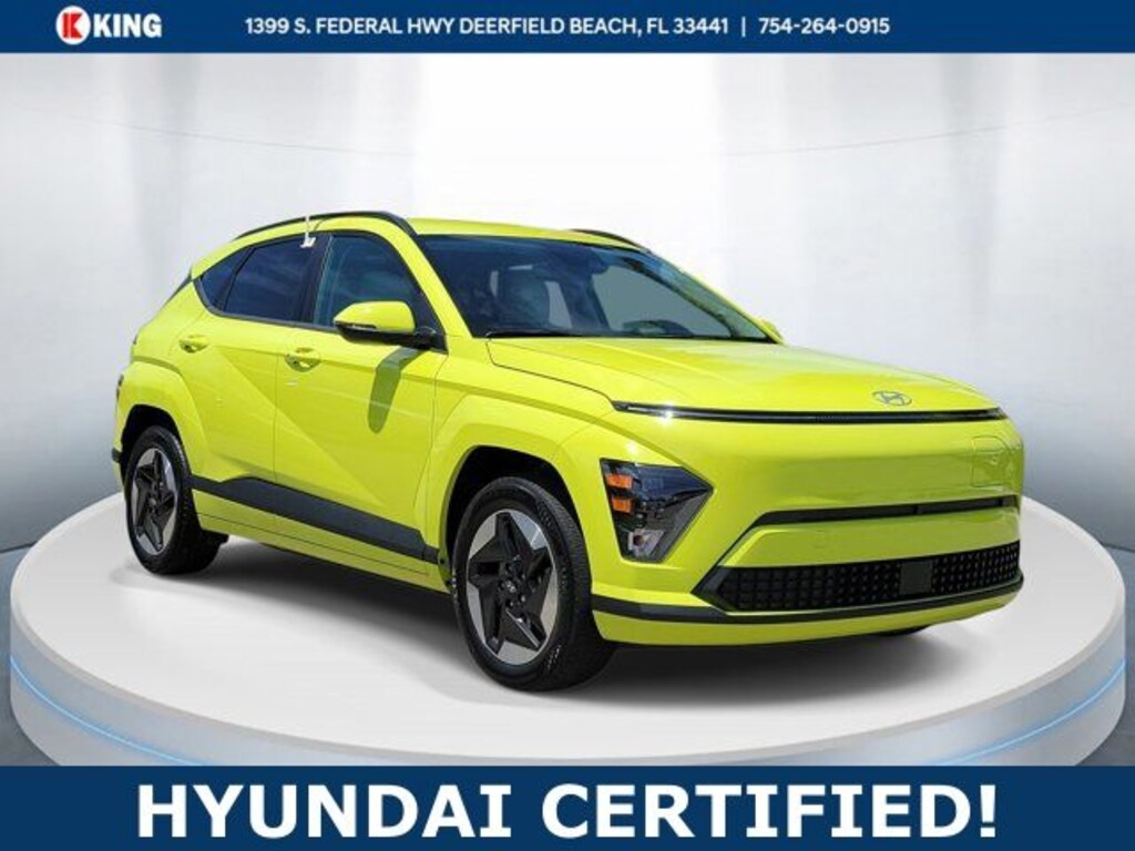 Certified 2024 Hyundai Kona Electric SEL SUV