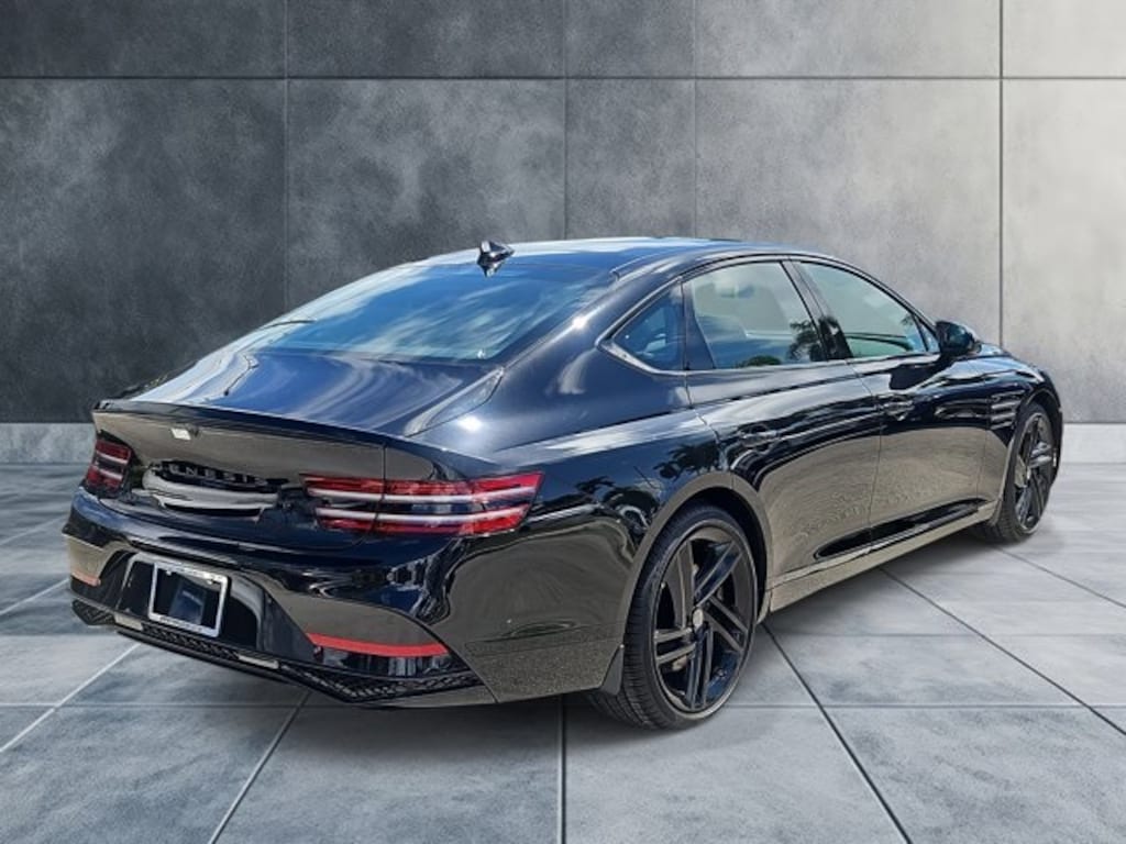 New 2026 Genesis G80 3.5T Prestige Black Sedan