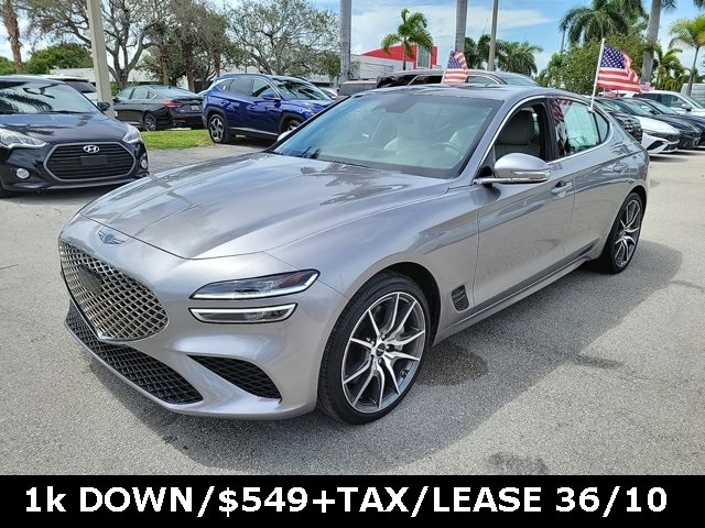 Certified 2024 GENESIS G70 Standard with VIN KMTG34SC7RU137724 for sale in Deerfield Beach, FL