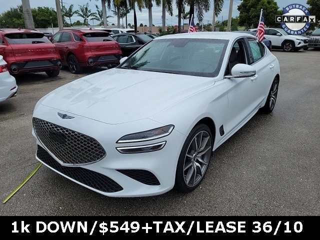 Certified 2024 GENESIS G70 Standard with VIN KMTG34SC6RU137715 for sale in Deerfield Beach, FL