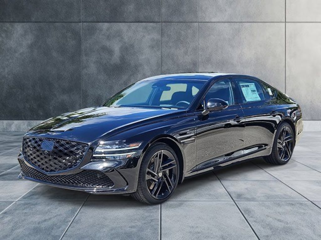 New 2026 Genesis G80 3.5T Prestige Black Sedan