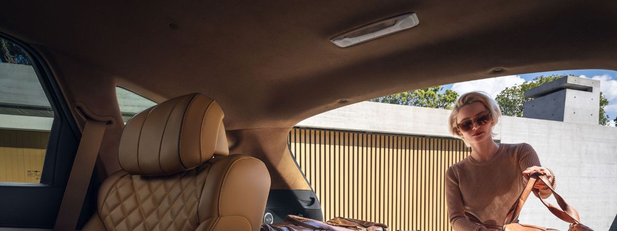 Microfiber suede headliner in 2026 Genesis GV80