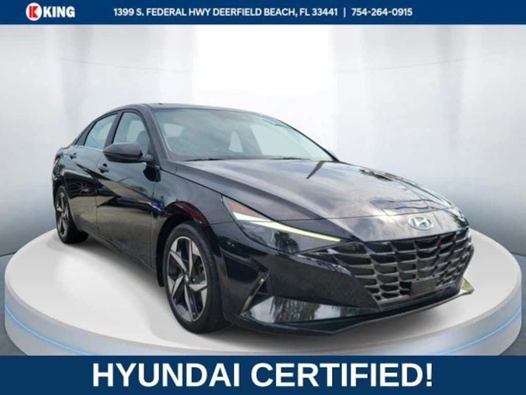 Certified 2023 Hyundai Elantra Limited Sedan