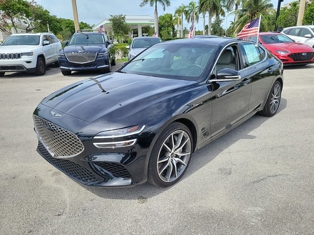 Certified 2024 GENESIS G70 Standard with VIN KMTG34SC0RU136267 for sale in Deerfield Beach, FL