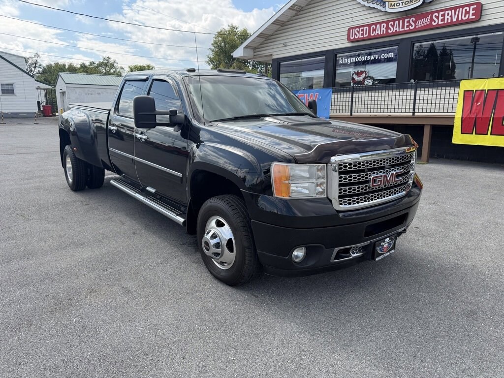 Used 2014 GMC Sierra 3500HD Denali Duramax 6.6L Turbo Diesel V8 Truck Crew Cab