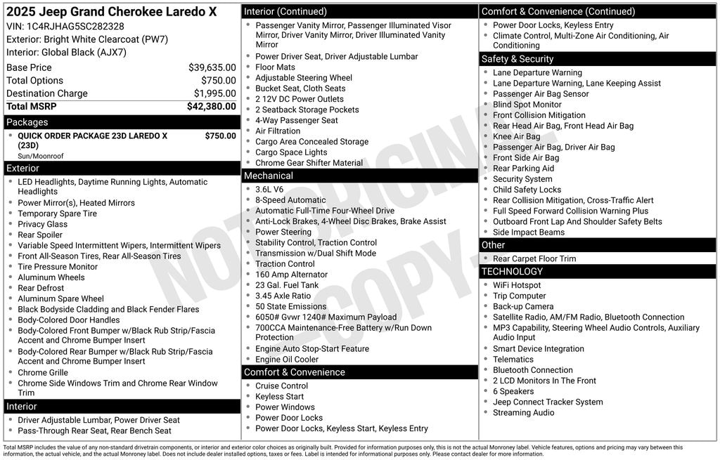 Used 2025 Jeep Grand Cherokee Laredo SUV