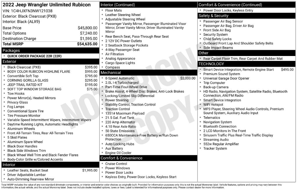 Certified 2022 Jeep Wrangler Unlimited Rubicon SUV