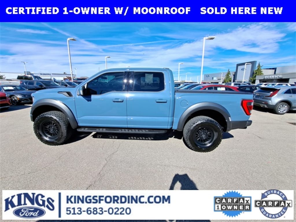 Certified 2023 Ford F-150 Raptor Truck SuperCrew Cab