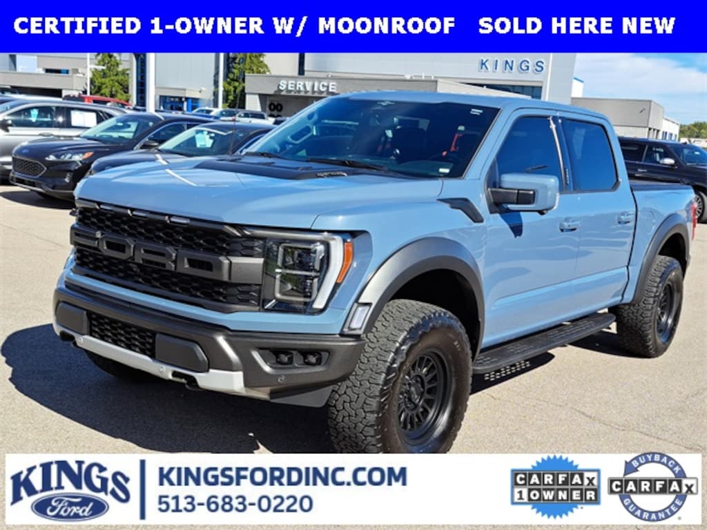 Certified 2023 Ford F-150 Raptor Truck SuperCrew Cab