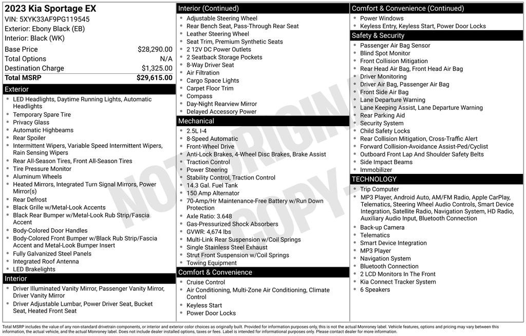 Certified 2023 Kia Sportage EX SUV