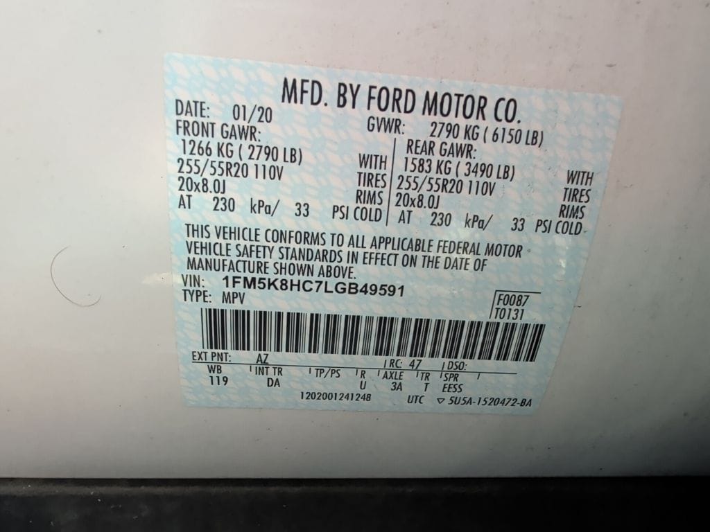 Used 2020 Ford Explorer Platinum SUV