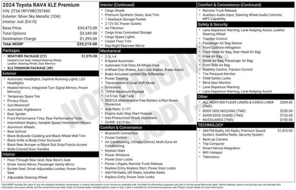 Used 2024 Toyota RAV4 XLE Premium SUV