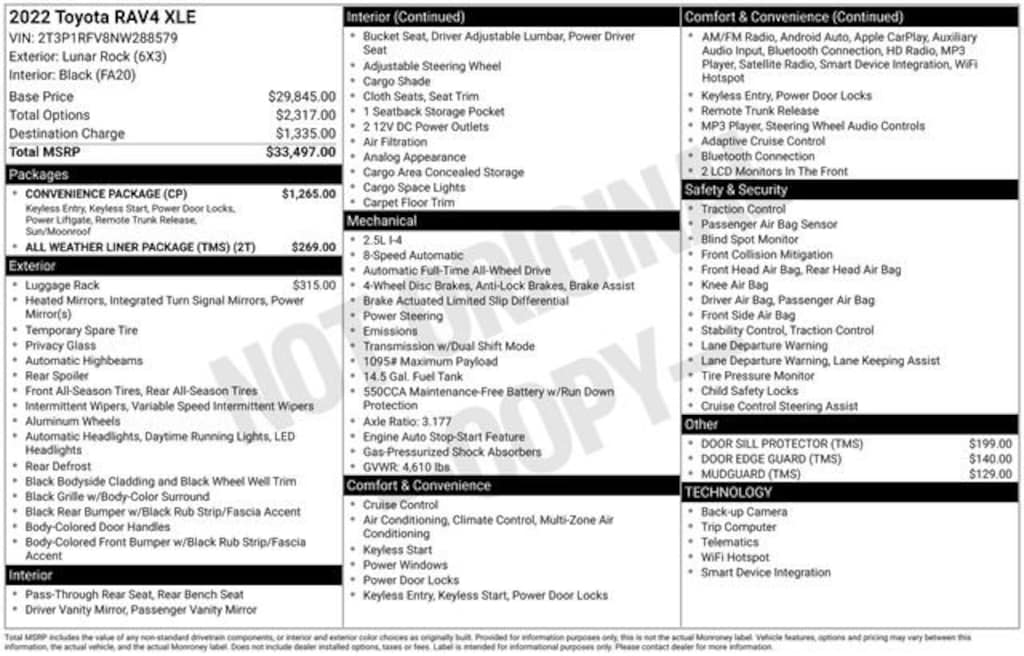 Used 2022 Toyota RAV4 XLE SUV