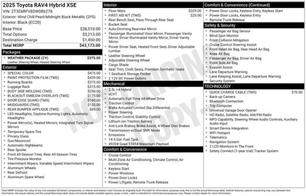 Used 2025 Toyota RAV4 Hybrid Hybrid XSE SUV