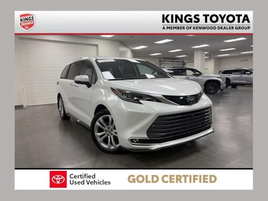 Certified 2024 Toyota Sienna Platinum Van Passenger Van